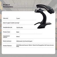 Escáner de Códigos de Barras Honeywell Voyager 1400g de Uso General, USB, CMOS, Negro, Escáner de Códigos QR, en Stock