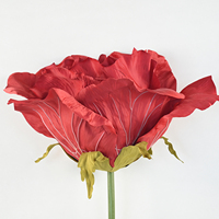 Rose artificielle géante en tissu mat de 65 cm, réutilisable, pour décoration de sol, toile de fond de mariage, décoration murale