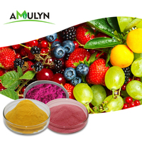 Poudre de fruits mélangés AMULYN, poudre de smoothie aux fruits variés, sur mesure
