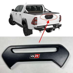 แผงครอบท้ายรถ StarNav สำหรับ Toyota Hilux REVO กรอบมือจับท้ายรถ ฝาครอบท้ายรถ สไตล์ GR อุปกรณ์ตกแต่ง - Product Image 1