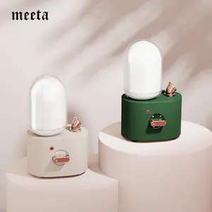 Meeta elettrico LED luce notturna umidificatore aria domestica ultrasuoni carino umidificatore diffusore oli aromatici diffusore di profumo