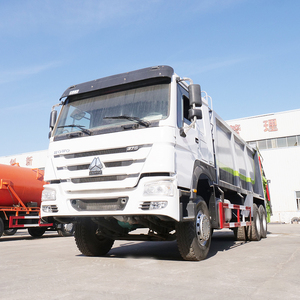 Nhiên liệu diesel 6x4 Tay Truyền Dump nén Xe tải rác với sideshift compactor CuộN tái chế hộp số lõi động cơ - Product Image 2