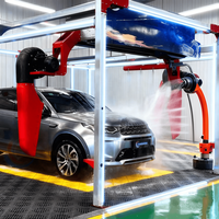Lave-Auto Entièrement Automatique 24h/24 et 7j/7, Rapide (3-7 Min) avec Système Mousse et Cire, Idéal pour Centres d'Esthétique Automobile et Aires de Service Routières