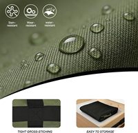 Sac de voyage pliable en polyester imperméable extra large de 45 pouces et 110 L avec fermeture éclair pour le camping et le rangement d'équipements sportifs