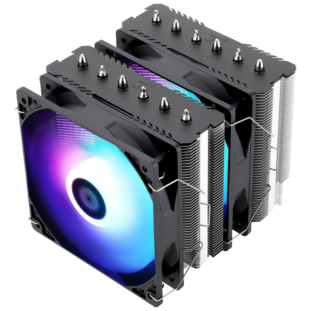 High Quality 6 Heatpipe 4pin PWM CPU Cooler with Colorful Fan New Style Computer Case Heatsink