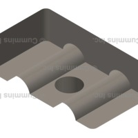 Pièces de moteur d'origine DCEC Dongfeng Motor Machinery Cummins Pièces de rechange Pince Tube Pièces d'alimentation Numéro 3007024