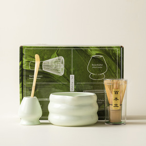 Ensemble de thé matcha avec bol et fouet, kit de démarrage matcha, kit de cérémonie du thé matcha, ensemble de cérémonie du thé japonaise - Product Image 6