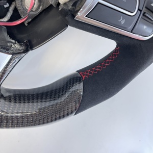 Volant en cuir Alcantara et fibre de carbone très populaire pour Renault <span class=keywords><strong>Mégane</strong></span> / Scénic - Product Image 4