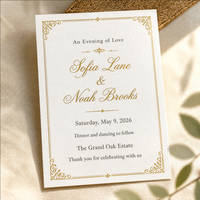 Cartes en papier personnalisées pour mariage, design personnalisé, cartes d'invitation, cartes de remerciement pour les invités, décorations de cérémonie de mariage