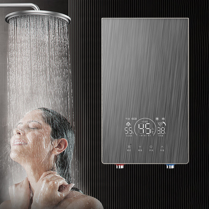 Smart 8kW Touch Control Digital Display Calentadores De Agua Quick Tankless Geyser Instant Electric Hot Water Heaters