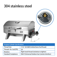 Nouveau support de barbecue réglable pour bateau marin, vente en gros d'usine, en acier inoxydable 304 316, pour bateau, yacht, barbecue au gaz