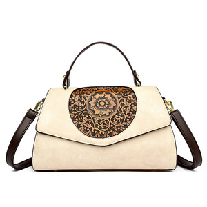 Bolsa Transversal de Couro PU Estilo Chinês Retro WESTAL, Bolsas de Designer para Mulheres - Product Image 5