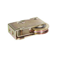 Roulettes de bas de porte coulissante en acier de style moderne personnalisées Cowell, revêtement zinc 4mm, faible bruit NA004