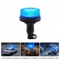 SM812ACB Neuer Bestseller Hochwertige 36W 6000K Blaue LED-Warnleuchte IP66 Wasserdicht Universell Einsetzbar für Autos