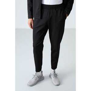 Conjunto Deportivo Air Jones para Hombre, Corte Estándar, Color Negro, Tejido Piqué, Mezcla de Poliéster, Viscosa y Elastano, para Uso Casual y Deportivo - Product Image 3