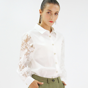 Camicetta bianca da <span class=keywords><strong>donna</strong></span> top camicia da <span class=keywords><strong>donna</strong></span> e camicie a maniche lunghe blusa <span class=keywords><strong>eleganti</strong></span> da ufficio <span class=keywords><strong>camicette</strong></span> da <span class=keywords><strong>donna</strong></span> - Product Image 1