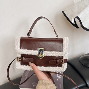 Новая женская сумка через плечо в стиле ретро 2026 года, прямые поставки с фабрики, дешевая женская сумка-кроссбоди из искусственной кожи, квадратная сумка - Product Image 5