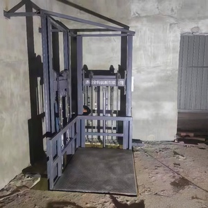 Elevador de Carga Pequeño y Sencillo de Una Vía, 300kg 500kg, Elevador Hidráulico de 4m para Hogar, Supermercado, Almacén Industrial Vertical SGY - Product Image 2