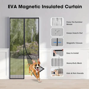JINFUDA Moustiquaire magnétique <span class=keywords><strong>anti</strong></span>-<span class=keywords><strong>bruit</strong></span>, <span class=keywords><strong>anti</strong></span>-moustiques, <span class=keywords><strong>anti</strong></span>-insectes, de haute qualité, <span class=keywords><strong>anti</strong></span>-poussière, pour <span class=keywords><strong>porte</strong></span>, <span class=keywords><strong>rideau</strong></span> d'été - Product Image 5