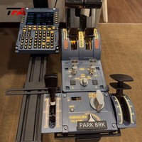 Pantalla Periférica para Cabina de Piloto con HDMI y USB, Compatible con MSFS2020, FENIX328, Fly by Air 320 y Sistema X-Plane
