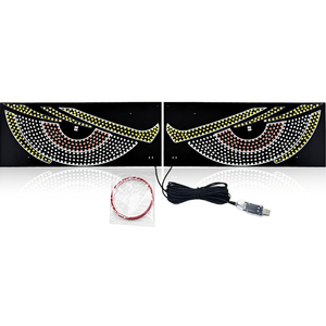 Luz Decorativa para Auto/Camioneta, Panel LED Matrix con Diseño de Ojos de Demonio, Pantalla Flexible Grande, JHS-Z-03 5W - Product Image 6