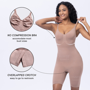 LYNMISS <span class=keywords><strong>Combinaison</strong></span> Sculptante Gainante Effet Remonte-Fesses Très Vendue sur TikTok pour Femme Body Shaper Colombien Sans Coutures - Product Image 4