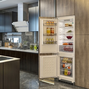 Refrigerador Empotrado de 232L, Refrigerador de Dos Puertas Sin Escarcha con Compresor Silencioso y Diseño Preparado para Panel, para Uso Doméstico, CB/CE - Product Image 2