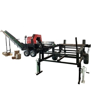 Fendeuse de bûches <span class=keywords><strong>JOY</strong></span> 30 tonnes RM500 avec alimentation hydraulique à moteur à essence et table de bûches - Product Image 4