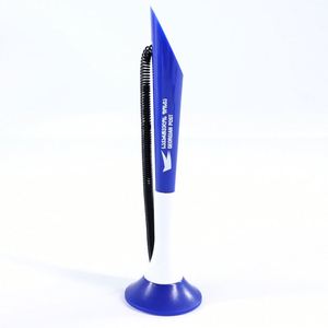 Stylo bille en plastique avec support de sécurité pour comptoir d'hôtel/banque, idéal pour table ou bureau - Offre Spéciale - Product Image 1