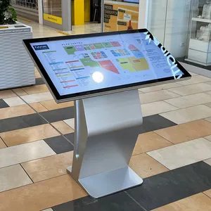 UTILISATEUR 43 pouces Full Hd debout au sol 4k écran tactile interactif Lcd informations numériques écran LED publicitaire pour centre commercial