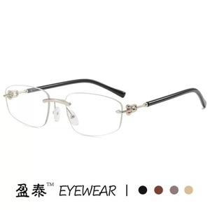 แว่นกันแดดทรงเหลี่ยมไร้กรอบยี่ห้อ Yingtai ป้องกันรังสียูวี 400 วัสดุโลหะ น้ำหนักเบา สำหรับทุกเพศ - Product Image 4