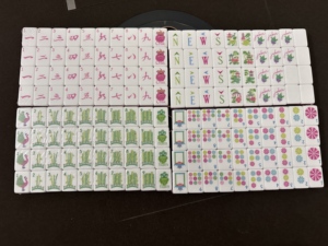 Durable 4 - Tier Acrylic American <b>Mahjong</b> <b>Set</b>, 160 Tiles, Luxury - Product Image 2