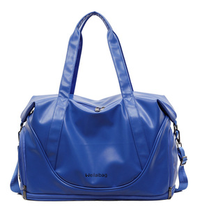 Sac de voyage pliable et portable en PU personnalisé, léger, grande capacité, étanche, avec fermeture éclair, pour l'extérieur, style fourre-tout et sac de sport - Product Image 3