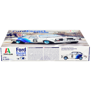 ชุดโมเดล DCD SKILL 2สำหรับ Ford Escort RS 1800 #5 rallye Monte Carlo (1979) แบบจำลองขนาด1/24โดย italeri