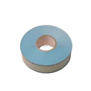Rollo plano de tubería de esterilización de película de CPP/PET tintado azul termosellado con indicadores de EO y vapor