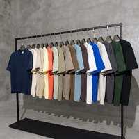 Camiseta Blanca Lisa Oversize de Algodón 100% de 305GSM para Hombre, Estilo Urbano, Ecológica, Personalizable, de Gran Gramaje, Lisa y Sólida, Venta al por Mayor