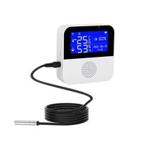 Tuya WiFi température humidité capteur USB Charge LCD thermomètre hygromètre maison intelligente scène liaison à distance rappeler stockage de données