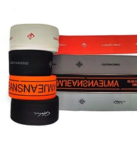 Ceinture élastique Jacquard en Nylon avec Logo personnalisé