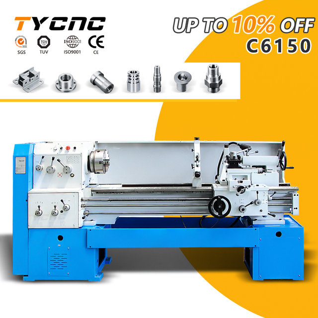 C6150 Horizontal Metal Lathe Mini Torno Light Duty Manual Metal Lathe Machine for Sale