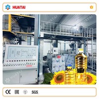 Machine Industrielle de Traitement d'Huile de Tournesol 10 Tonnes par Jour, Machine d'Extraction d'Huile de Tournesol par Solvant
