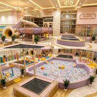 Parc de trampolines commercial moderne EN1176/ASTM et grand centre d'aventure intérieur pour les projets de centres commerciaux de Riyad