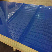 Panneau MDF UV bleu brillant de 18 mm d'épaisseur à bas prix
