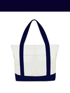 กระเป๋าผ้าฝ้ายคุณภาพสูง 100% สีตามสั่ง ย้อมสีเป็นมิตรกับสิ่งแวดล้อม ใช้ซ้ำได้ ทนทาน ผ้าหนา 150-230 GSM ทันสมัย - Product Image 4