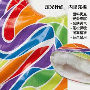 Costume géant de sucette arc-en-ciel pour enfants - Poncho tourbillonnant coloré pour le Mois de la fierté, Halloween et les fêtes à thème, aux couleurs vives sur le thème de la nourriture - Product Image 5