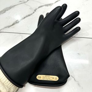 <span class=keywords><strong>PPE</strong></span> sarung tangan karet kelas 00 kulit elektrik terisolasi OEM keamanan tegangan rendah - Product Image 4