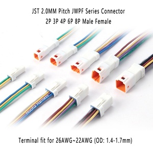 สายไฟแบบกำหนดเองพร้อมขั้วต่อ <span class=keywords><strong>JST</strong></span> รุ่น SUR 0.8 มม. SH 1.0 มม. GH 1.25 SZN <span class=keywords><strong>ZH</strong></span> <span class=keywords><strong>1.5</strong></span> PA PH SAN JWPF 2.0 SCN SM EH NH XH 2.5 VH 3.96 มม. - Product Image 4