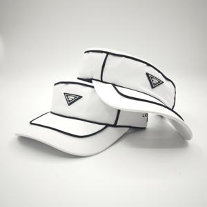 BSCI Manufacturer Wholesale Summer <b>Black</b> Color Empty <b>Top</b> Caps Custom Viscose Fiber Outdoor Sports Fishing Daily Golf Sun Visor - Product Image 1