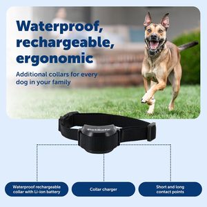 ปลอกคอรั้วไร้สาย PetSafe Stay & Play แบบชาร์จได้ สำหรับสุนัขและแมว สีดำ - Product Image 5