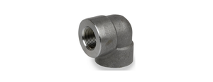 ข้อต่อเหล็กคาร์บอน C-WAY ขนาด 2 นิ้ว 90 องศา แบบเกลียว ANSI B16.11 NPT ASTM A105 - Product Image 4