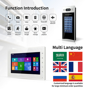 Tuya Smart 10.1 Video Door <strong>Phone</strong> 7" Touch IPS <strong>Intercom</strong> WDR Night Vision 1080P HD Weatherproof Multi-Unit Access Control 18 - Product Image 2